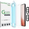 imageamFilm OneTouch Screen Protector for Samsung Galaxy S22 5G 61 Inch 9H Hardness with Camera Lens Protector Easiest to Installation and Bubble Free Tempered Glass 2 PackS22P66