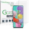 imageamFilm Screen Protector Glass for Galaxy A51 3 Pack with Easy Installation Handles