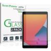 imageamFilm Screen Protector for New iPad 9  iPad 8  iPad 7 Apple Pencil Compatible Tempered Glass 2 Pack