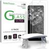 imageamFilm Ultra Glass Screen Protector for Galaxy S20 Ultra 2 Pack Tempered Glass Fully Compatible with Ultrasonic Fingerprint Scanner