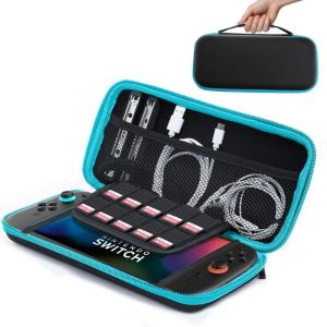 imageamCase Carrying Case for Nintendo Switch 2 79 2025  Protective Hard Shell Portable Travel Carrying Case Pouch for Switch Console and Accessories BlackBlue
