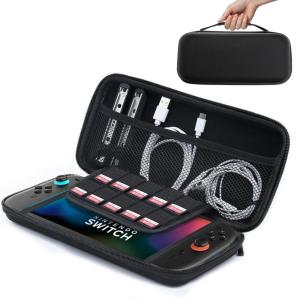 imageamCase Carrying Case for Nintendo Switch 2 79 2025  Protective Hard Shell Portable Travel Carrying Case Pouch for Switch Console and Accessories BlackBlack