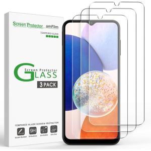imageamFilm 3 Pack Tempered Glass Screen Protector Compatible with Samsung Galaxy A16 5G 67quot with Easy Installation Kit Case Friendly BubblesFreeA1466
