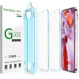 imageamFilm AutoAlignment OneTouch for Google Pixel 9a 63quot Screen Protector 2025 Tempered Glass 30 Seconds Installation Bubble Free Case Friendly AntiScratch 2 PackPixel 9XL67