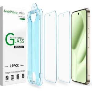 imageamFilm AutoAlignment OneTouch for Google Pixel 9a 63quot Screen Protector 2025 Tempered Glass 30 Seconds Installation Bubble Free Case Friendly AntiScratch 2 PackPixel 10 XL68