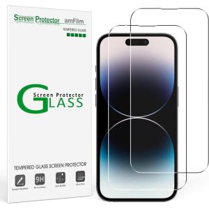 imageamFilm Essential Screen Protector for Apple iPhone SE 3 SE2 iPhone 8 iPhone 7 iPhone 6S iPhone 6 47quot Premium 9H Tempered Glass AntiScratch HDClear and TouchSensitive Case Friendly 2 PackIPH14P67