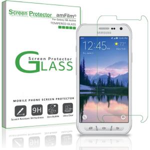 imageamFilm Galaxy S6 Active Tempered Glass Screen Protector for Samsung Galaxy S6 Active 1Pack