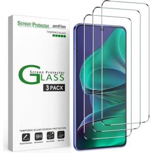 imageamFilm Tempered Glass Screen Protector for Motorola Moto G Stylus 4G 5G 2023 with Easy Installation Handles HD Clear AntiScratch BubbleFree Pack of 3ST2567