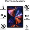 imageamFilm 2 Pack for iPad Pro 129 2022 2021 2020 2018 Glass Screen Protector for iPad Pro 129 inch Tempered Glass Ultra Sensitive Face ID and Apple Pencil Compatible
