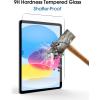 imageamFilm 2Pack Glass Screen Protector for iPad 11th A16 2025 11 Inch  10th Generation 2022 109 Inch 9H Tempered Glass Screen Protector Ultra Sensitive Face ID ampamp Apple Pencil Compatible