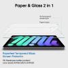 imageamFilm 2Pack PAPERed Glass Screen Protector compatible with iPad mini 7 2024iPad Mini 620219H Tempered GlassAntiScratchPaperMatte Finish