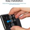 imageamFilm 3 Pack Camera Screen Protector for Samsung Galaxy S21 Ultra 5G 68 inch Tempered Glass Camera Lens Protector NO Flash Reflection BlackBlack