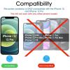 imageamFilm Glass Screen Protector Compatible for iPhone 12 iPhone 12 Pro Display with Easy Installation Tray Glass 3 Pack