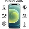 imageamFilm Glass Screen Protector Compatible for iPhone 12 iPhone 12 Pro Display with Easy Installation Tray Glass 3 Pack