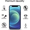 imageamFilm Glass Screen Protector Compatible with iPhone 12 Mini 54quot Display 2020 with Easy Installation Tray Tempered Glass 3 Pack
