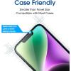 imageamFilm Glass Screen Protector Compatible with iPhone 13 Pro Max iPhone 14 Plus with Easy Installation Tray  Case Friendly Tempered Glass 3 Pack