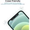 imageamFilm Heavy Duty Screen Protector Glass for iPhone 1212 Pro 2020 61quot Display Tough Glass  Padded Edges to CushionAbsorb Impact