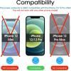 imageamFilm Heavy Duty Screen Protector Glass for iPhone 1212 Pro 2020 61quot Display Tough Glass  Padded Edges to CushionAbsorb Impact