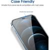 imageamFilm Magnetic OneTouch 3 Pack Compatible with iPhone 12 Pro Max 67quot Screen Protector Tempered Glass Accessories Premium Easiest Installation Kit 9H Case Friendly