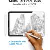 imageamFilm PAPERed Glass Screen Protector compatible with iPad Pro 11 2021 iPad Pro 11 2019 iPad Air 4 2020 9H PaperMatte Finish Face ID Apple Pencil 2nd Compatible Tempered Glass 1 Pack