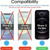 imageamFilm Privacy Glass Screen Protector compatible with iPhone 12 Pro Max 67quot 2020 2 Pack