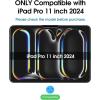 imageamFilm Screen Protector for iPad Pro 11 Inch OLED M4 2024 Model Tempered Glass Face ID ampamp Apple Pencil Pro ampamp Case Compatible  AntiScratch 9999 HD Clear