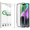 imageamFilm Glass Screen Protector Compatible with iPhone 13 Pro Max iPhone 14 Plus with Easy Installation Tray  Case Friendly Tempered Glass 3 Pack