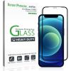 imageamFilm Heavy Duty Screen Protector Glass for iPhone 12 Mini 2020 54quot Display Tough Glass  Padded Edges to CushionAbsorb Impact