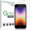 imageamFilm Screen Protector Compatible with iPhone SE 2 2020 2nd SE 3 2022 3rd Generation Tempered Glass iPhone 8 7 6S 6 47quot Halo Free Glass Screen Protector 2 Pack