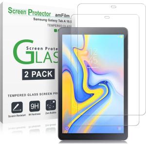 imageamFilm Samsung Galaxy Tab A 105 SMT590 Screen Protector Glass 2 Pack Tempered Glass Screen Protector for Samsung Galaxy Tab A 105 SMT590SMT595 033mm 25D 2 Pack