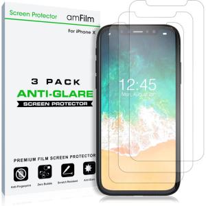 imageamFilm Screen Protector for iPhone 11 ProXSX 58 Inch 3 Pack AntiGlare Matte Flex Film PET Protector