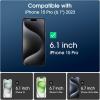 imageamFilm 2 Pack Lightning to USBC Adapter OneTouch 22 Pack for iPhone 15 Pro 61quot Screen Protector Tempered Glass with Camera Lens Protector