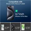 imageamFilm 2 Pack Lightning to USBC Adapter OneTouch 22 Pack for iPhone 15 Pro Max 67quot Screen Protector Tempered Glass with Camera Lens Protector