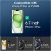 imageamFilm OneTouch 43 Pack for iPhone 15 Plus 67quot Screen Protector Tempered Glass with Camera Lens Protector