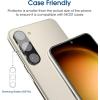 imageamFilm AutoAlignment OneTouch for Samsung Galaxy S25 FE 67 Screen Protector  Camera Lens ProtectorTempered Glass 30 seconds Installation Bubble Free Case Friendly AntiScratch 22 PackS23P66