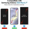 imageamFilm AutoAlignment OneTouch for Samsung Galaxy S25 FE 67 Screen Protector  Camera Lens ProtectorTempered Glass 30 seconds Installation Bubble Free Case Friendly AntiScratch 22 PackS24P67