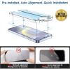 imageamFilm AutoAlignment OneTouch for Samsung Galaxy S25 FE 67 Screen Protector  Camera Lens ProtectorTempered Glass 30 seconds Installation Bubble Free Case Friendly AntiScratch 22 PackS24P67