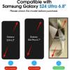 imageamFilm AutoAlignment OneTouch for Samsung Galaxy S25 FE 67 Screen Protector  Camera Lens ProtectorTempered Glass 30 seconds Installation Bubble Free Case Friendly AntiScratch 22 PackS24U68
