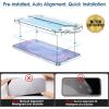 imageamFilm AutoAlignment OneTouch for Samsung Galaxy S25 FE 67 Screen Protector  Camera Lens ProtectorTempered Glass 30 seconds Installation Bubble Free Case Friendly AntiScratch 22 PackS25E67