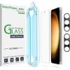 imageamFilm AutoAlignment OneTouch for Samsung Galaxy S25 FE 67 Screen Protector  Camera Lens ProtectorTempered Glass 30 seconds Installation Bubble Free Case Friendly AntiScratch 22 PackS23P66