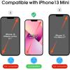 imageamFilm OneTouch Screen Protector for iPhone 17 63 2025  Camera Lens Protector  AutoAlignment install  Bubble Free  9H MilitaryGrade Tempered Glass  FHD Clarity  Case Friendly  22 PackIPH13Mini54
