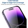 imageamFilm OneTouch Screen Protector for iPhone 17 Pro 63  Camera Lens Protector  AutoAlignment Install  Bubble Free  9H Tempered Glass  Shatterproof  FHD Clarity  Case Friendly  24 Pack14 Pro61