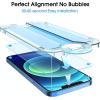 imageamFilm OneTouch Screen Protector for iPhone 17 Pro 63  Camera Lens Protector  AutoAlignment Install  Bubble Free  9H Tempered Glass  Shatterproof  FHD Clarity  Case Friendly  24 PackIPH1212 Pro61