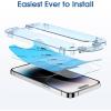 imageamFilm OneTouch Screen Protector for iPhone 17 Pro Max 69  Camera Lens Protector  AutoAlignment install  Bubble Free  9H MilitaryGrade Tempered Glass  FHD Clarity  Case Friendly  24 PackIPH14 Pro67
