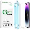imageamFilm OneTouch Screen Protector for iPhone 17 Pro 63  Camera Lens Protector  AutoAlignment Install  Bubble Free  9H Tempered Glass  Shatterproof  FHD Clarity  Case Friendly  24 Pack14 Pro61