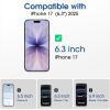 imageamFilm OneTouch 2 Pack Screen Protector for iPhone 17 63  Clear Case Compatible with MagSafe Accessories  2 Pack Camera Lens Protector