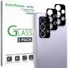 imageamFilm 3 Pack Camera Screen Protector for Samsung Galaxy A52A72 Tempered Glass Camera Lens Protector NO Flash Reflection Black