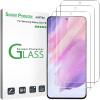 imageamFilm 3 Pack Compatible with Samsung Galaxy S21 FEFan Edition 5G 2021 Tempered Glass Screen Protector with Easy Installation Kit HD Clear Case Friendly AntiScratch BubbleFree