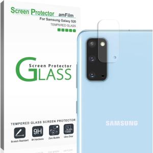 imageamFilm Back Camera Glass Screen Protector for Samsung Galaxy S20 RearFacing Back Camera Protector 2 Pack