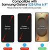 imageamFilm AutoAlignment OneTouch for Samsung Galaxy S25 Ultra 69 Privacy Screen Protector  Camera Lens Protector Tempered Glass Bubble Free 30 seconds Installation Privacy Protection 22 Pack